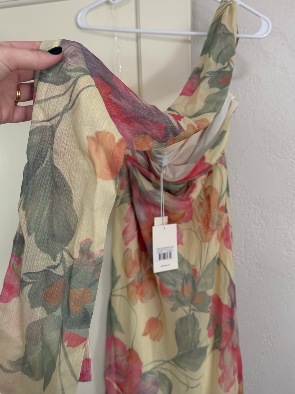 NWT ✨ Peppermayo Under the Pagoda Yellow Peony Strapless Maxi Dress - Picture 7 of 7